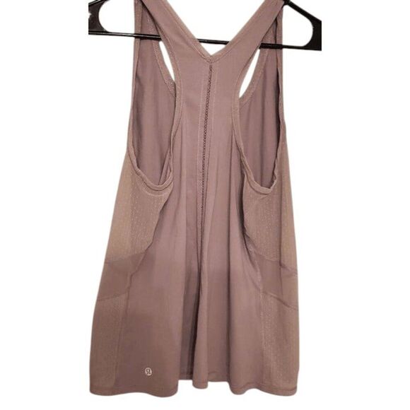 LULULEMON ATHLETICA Embodiment Tank Dark Chrome Size 8 - Picture 2 of 4